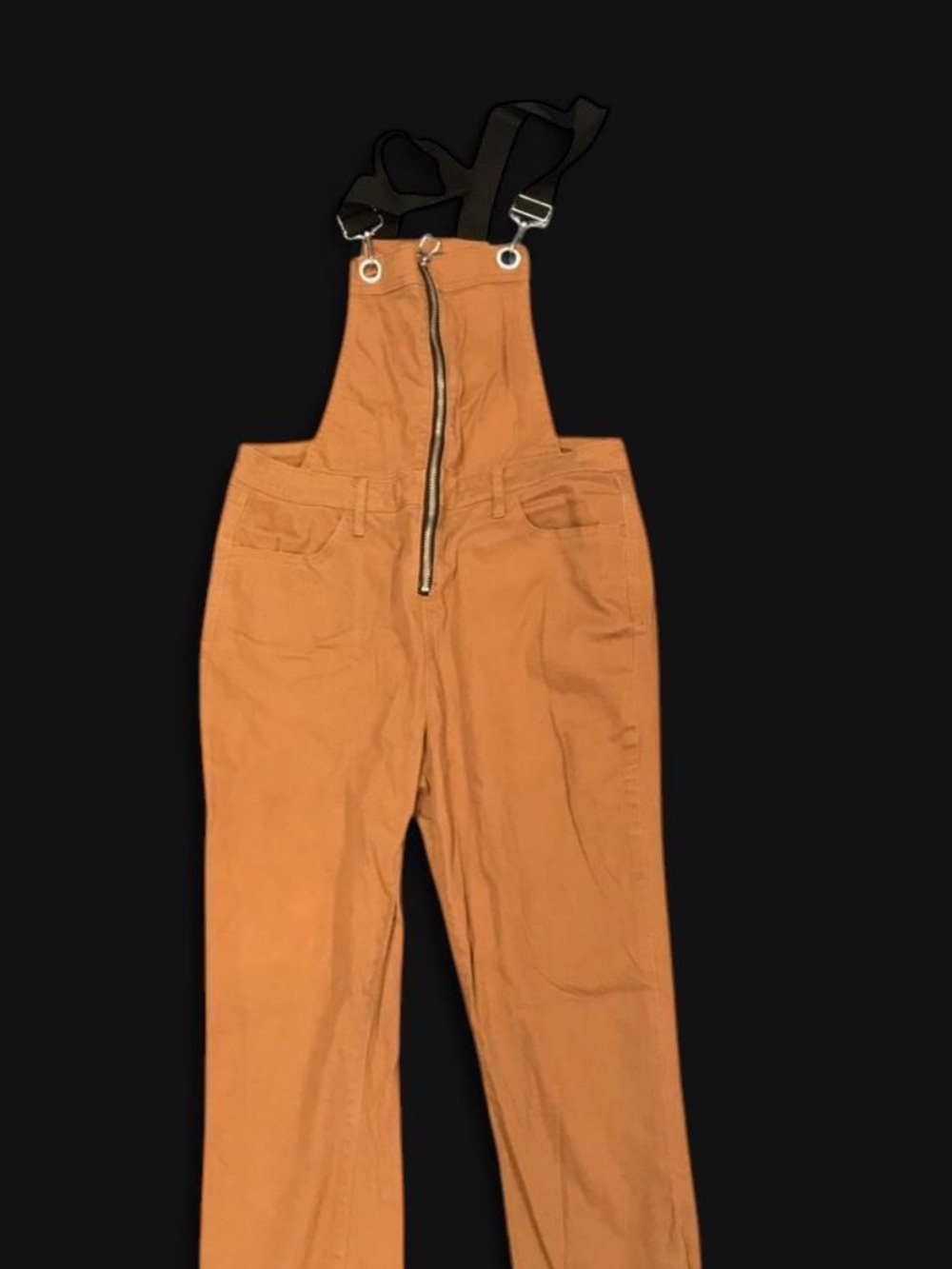 wild fable overall Rust-Tone Zip Front Piece with Black Trim